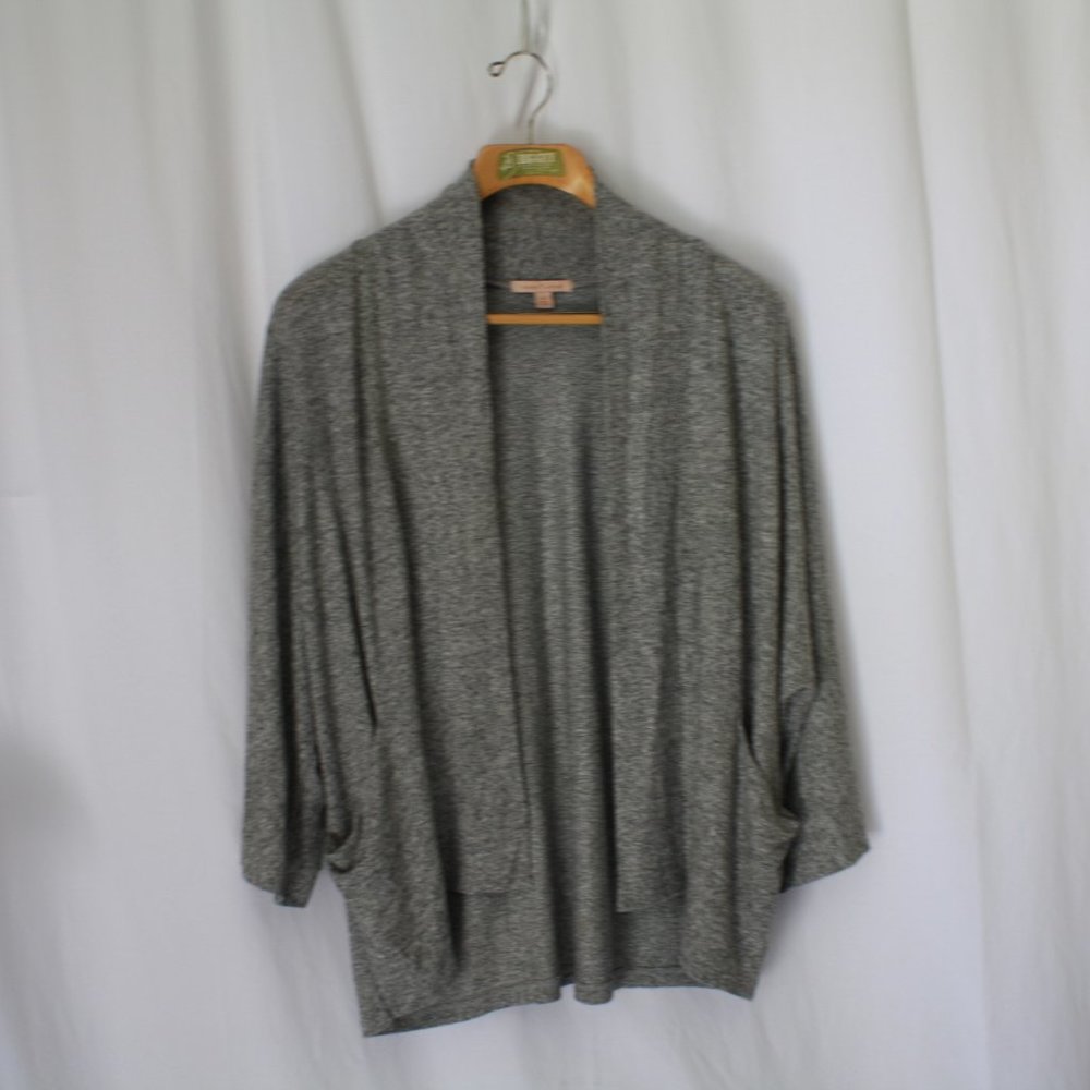 wide sleeve open cardigan loose boxy  Swea…